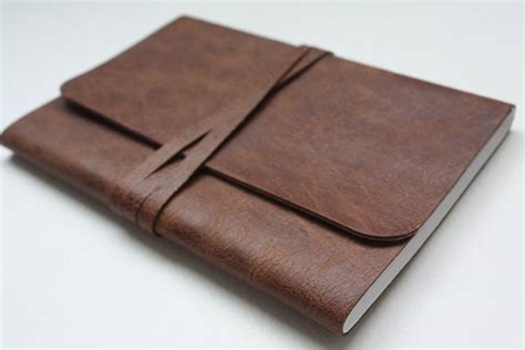 Rolex Vintage Brown Leather Notebook 